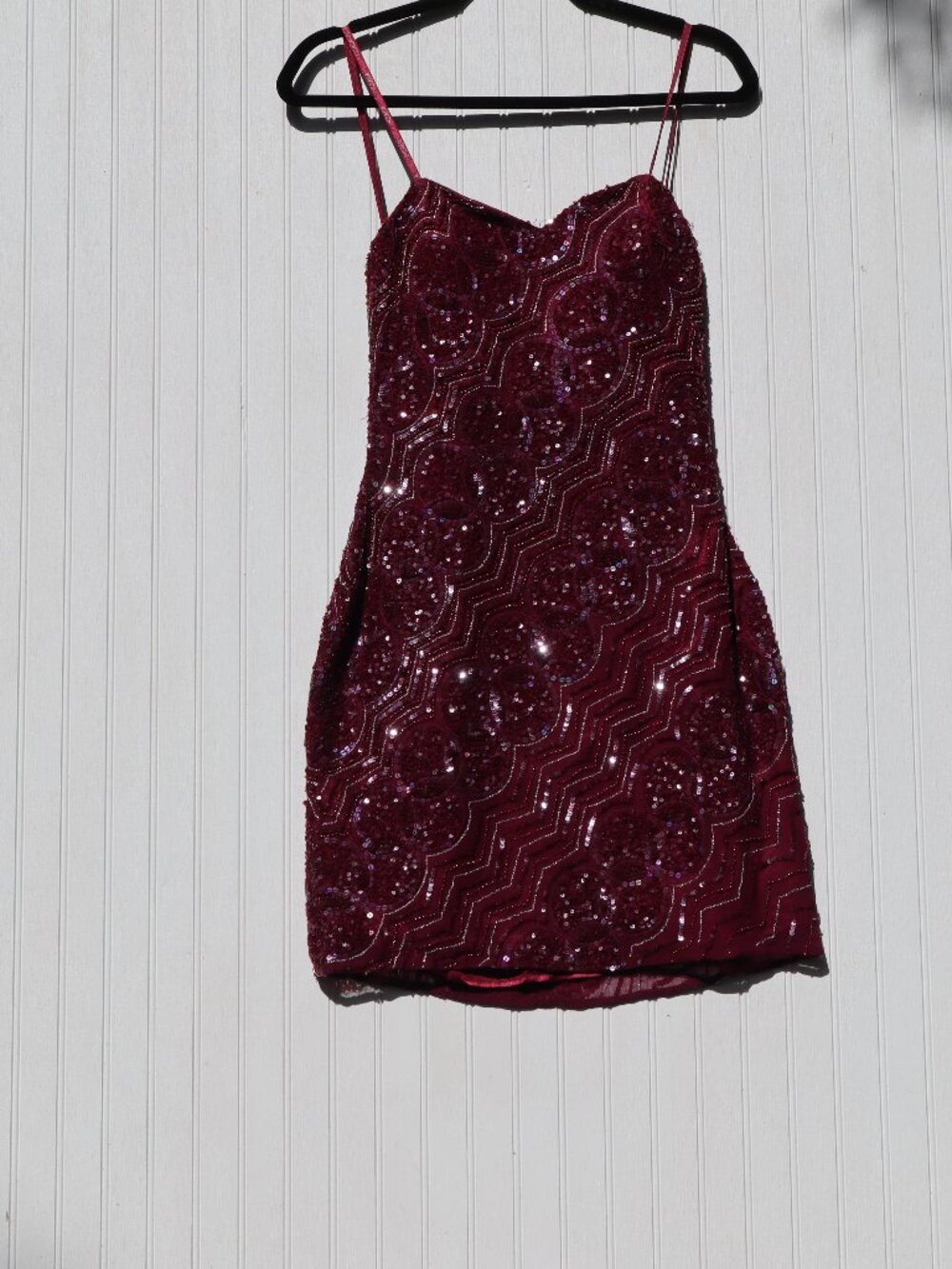 Heart shaped Strapless Wine / Burgundy Semi Formal Homecoming or Cocktail Dress